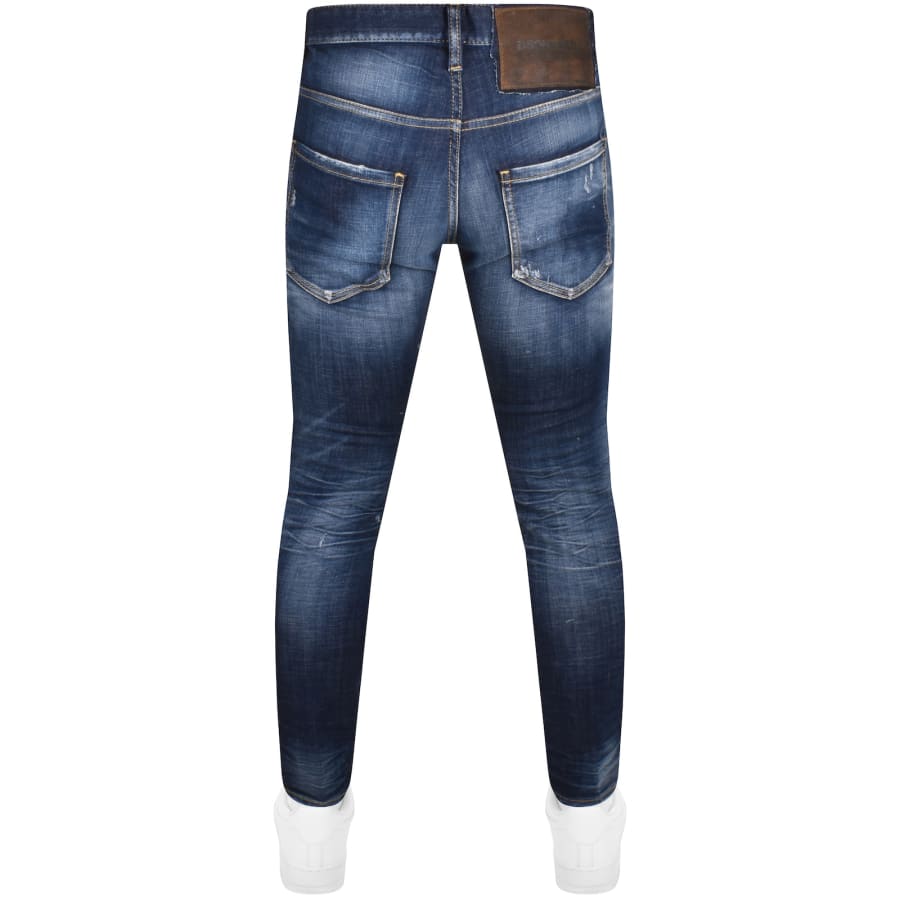 見事な創造力 DSQUARED2 Skater Slim Fit Jeans Blue | Mainline Menswear パンツ